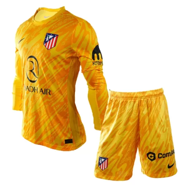 Levné Dětský Fotbalový Dres Atlético Madrid Brankářské Alternativní 2024-25 Dlouhý Rukáv