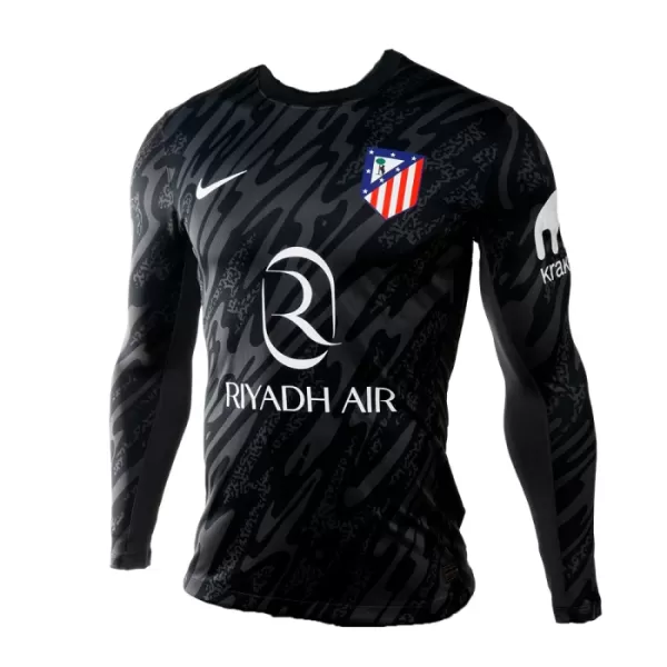 Levné Dětský Fotbalový Dres Atlético Madrid Brankářské Domácí 2024-25 Dlouhý Rukáv