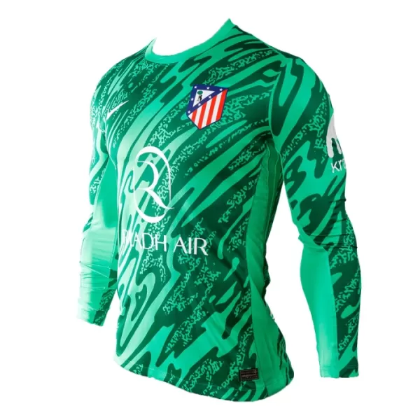 Levné Dětský Fotbalový Dres Atlético Madrid Venkovní Brankářské 2024-25 Dlouhý Rukáv