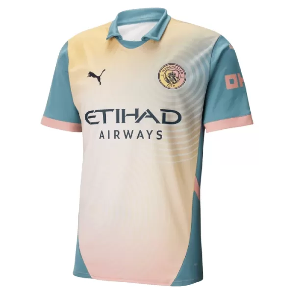 Levné Dětský Fotbalový Dres Manchester City De Bruyne 17 Čtvrtý 2024-25