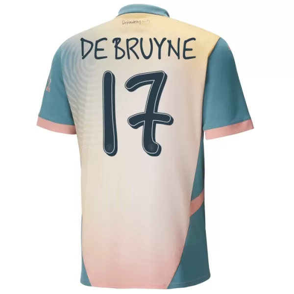 Levné Dětský Fotbalový Dres Manchester City De Bruyne 17 Čtvrtý 2024-25