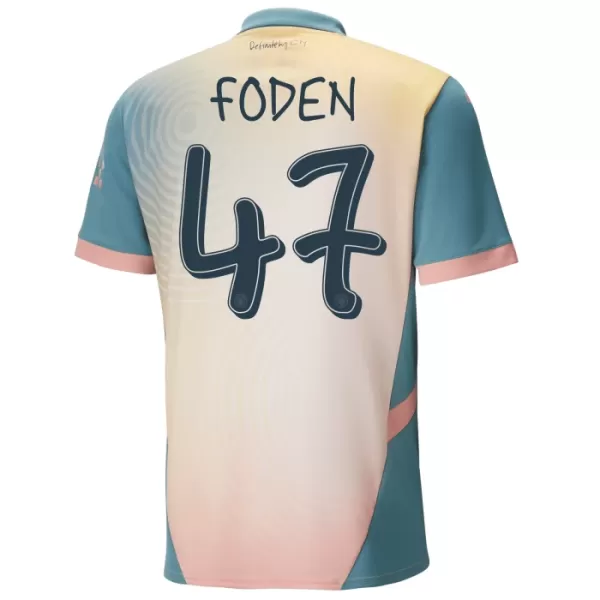 Levné Dětský Fotbalový Dres Manchester City Foden 47 Čtvrtý 2024-25