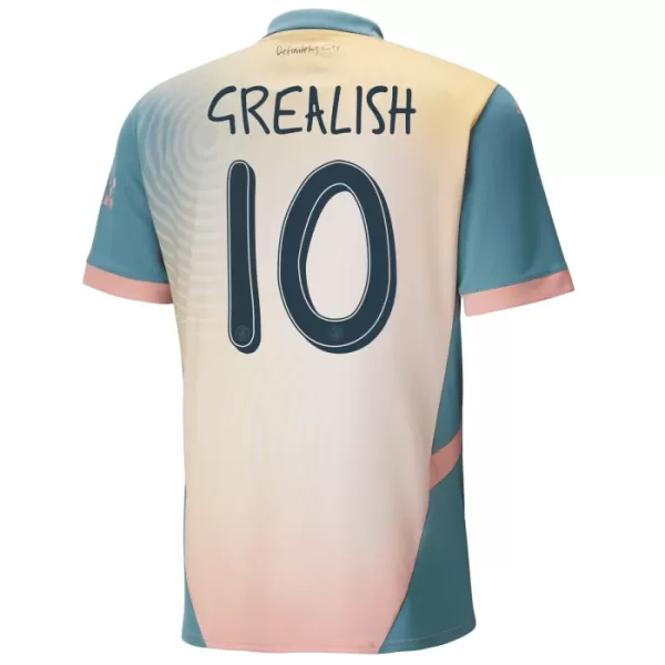 Levné Dětský Fotbalový Dres Manchester City Grealish 10 Čtvrtý 2024-25