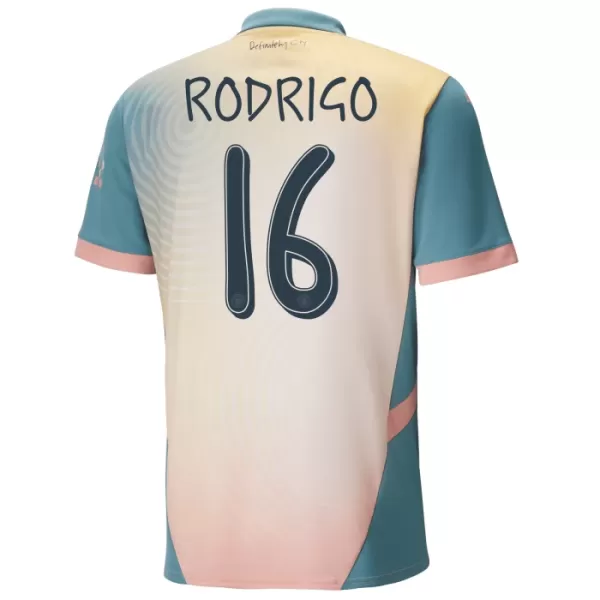 Levné Mužský Fotbalový Dres Manchester City Rodrigo 16 Čtvrtý 2024-25