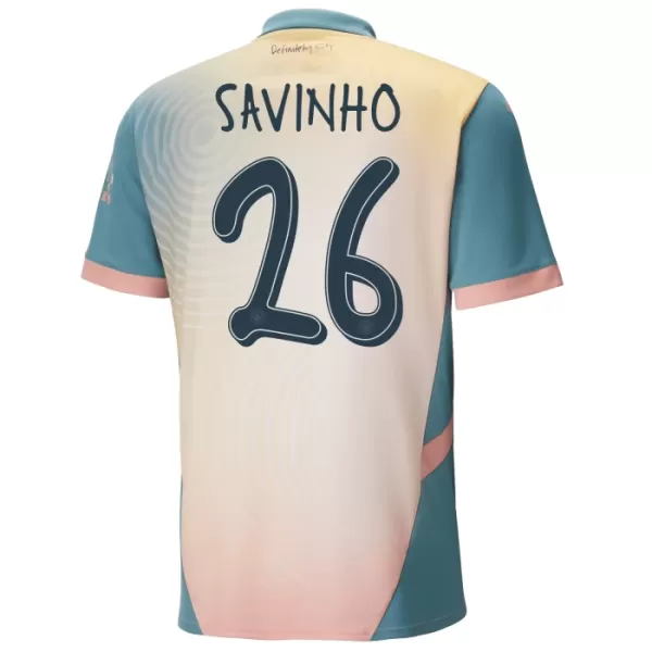 Levné Mužský Fotbalový Dres Manchester City Savinho 26 Čtvrtý 2024-25