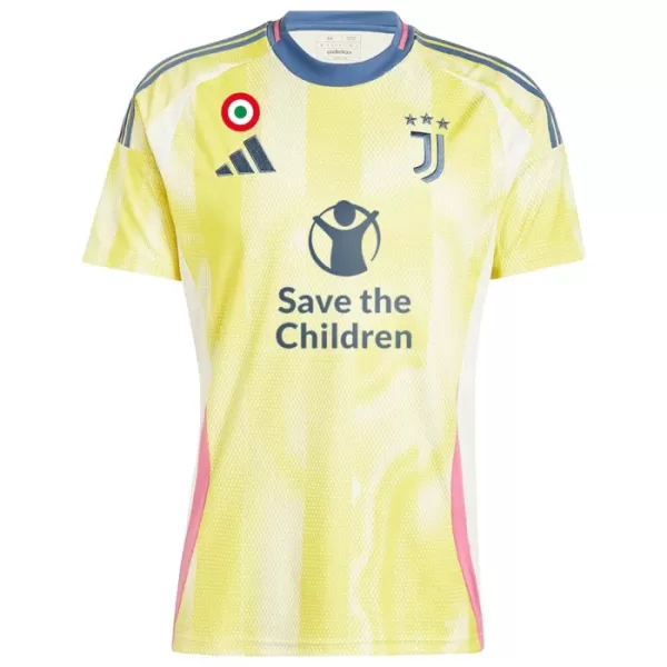 Levné Mužský Fotbalový Dres Juventus SaveChildren Venkovní 2024-25