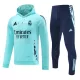 Levné Mužský Real Madrid Hoodie Tréninkové teplákové soupravy 2024-25