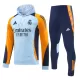 Levné Mužský Real Madrid Hoodie Tréninkové teplákové soupravy 2024-25 Modrá