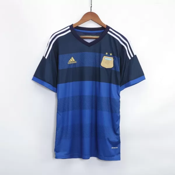 Levné Mužský Fotbalový Dres Argentina 2014 Venkovní Retro