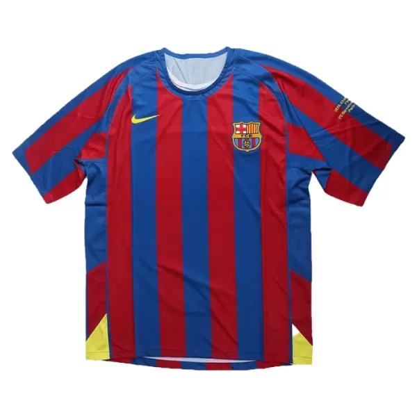 Levné Mužský Fotbalový Dres Barcelona 2005-06 Domácí Retro