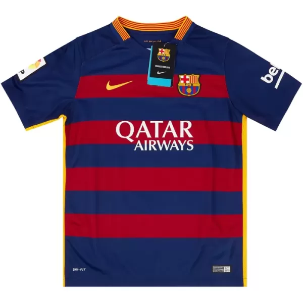 Levné Mužský Fotbalový Dres Barcelona 2015-16 Domácí Retro