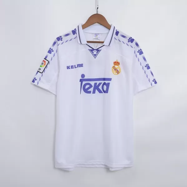 Levné Mužský Fotbalový Dres Real Madrid 1996-97 Domácí Retro