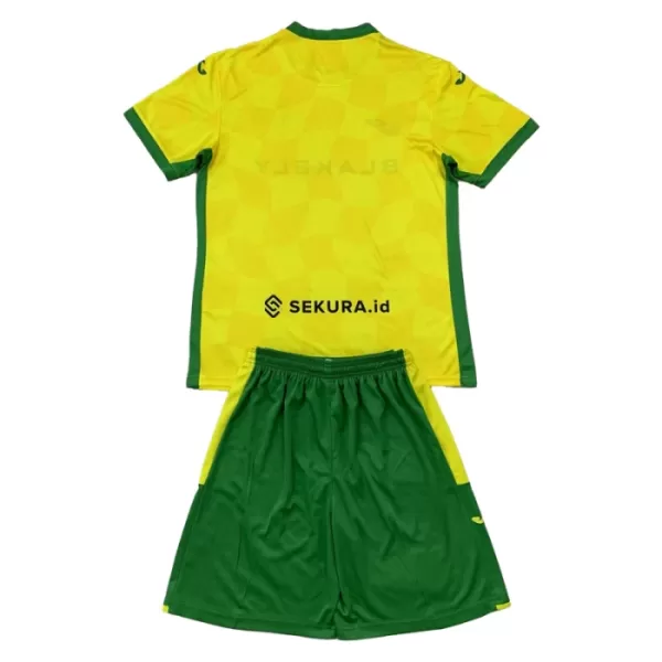 Levné Dětský Fotbalový Dres Norwich City Domácí 2024-25