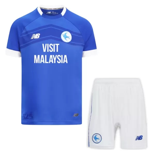 Levné Dětský Fotbalový Dres Cardiff City Domácí 2024-25